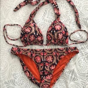 Súper cute VIX Amelie print Bikini in EUC 💗🖤